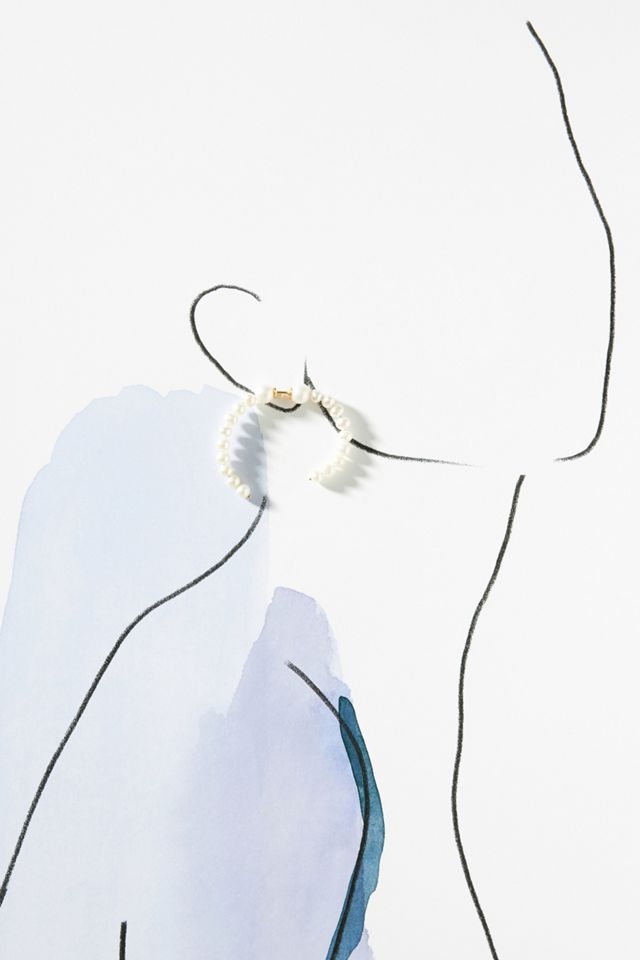 Charlotte Lebeck Nelina Pearl Front-Back Earrings #2