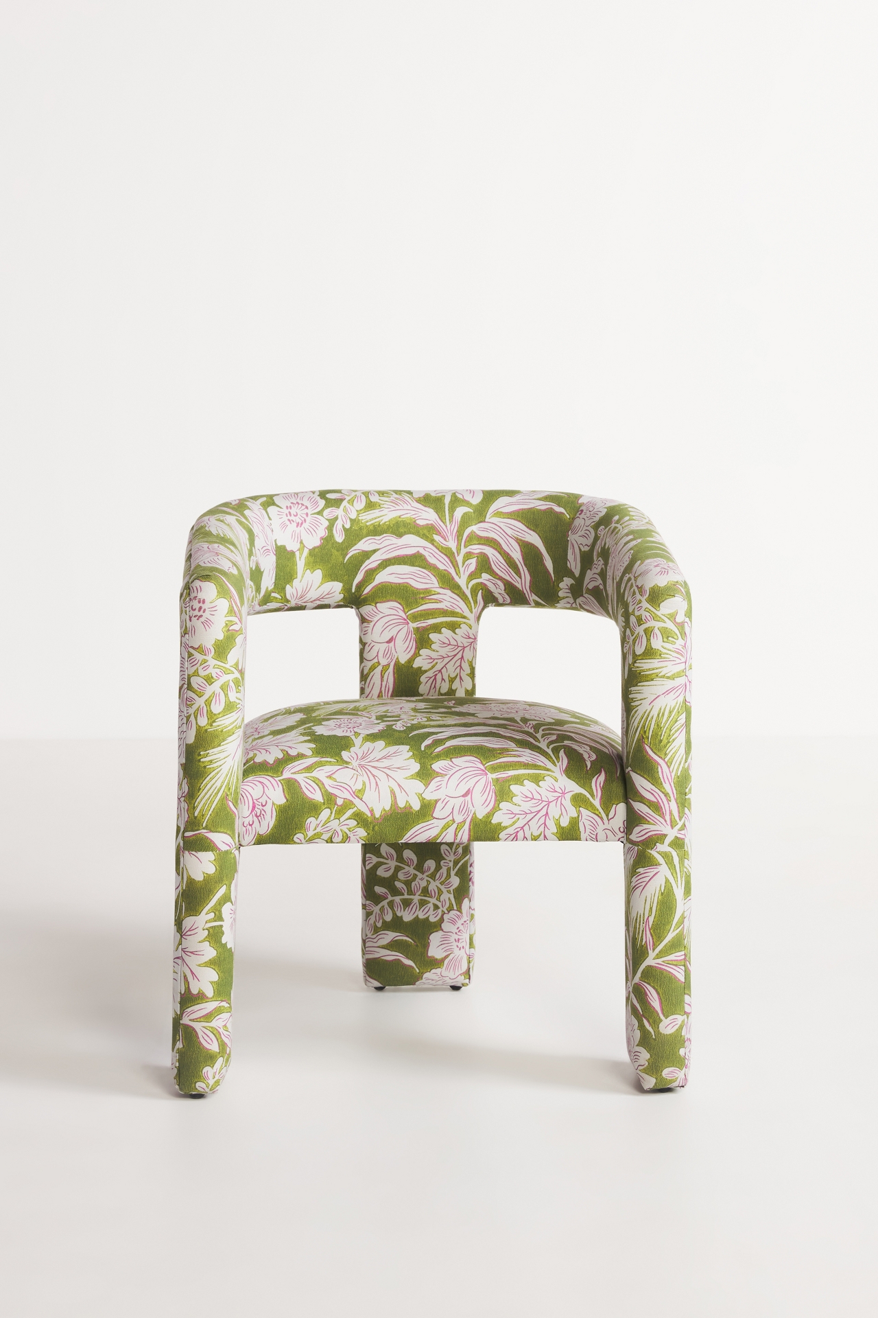 Simone Floral Effie Tripod Dining Chair