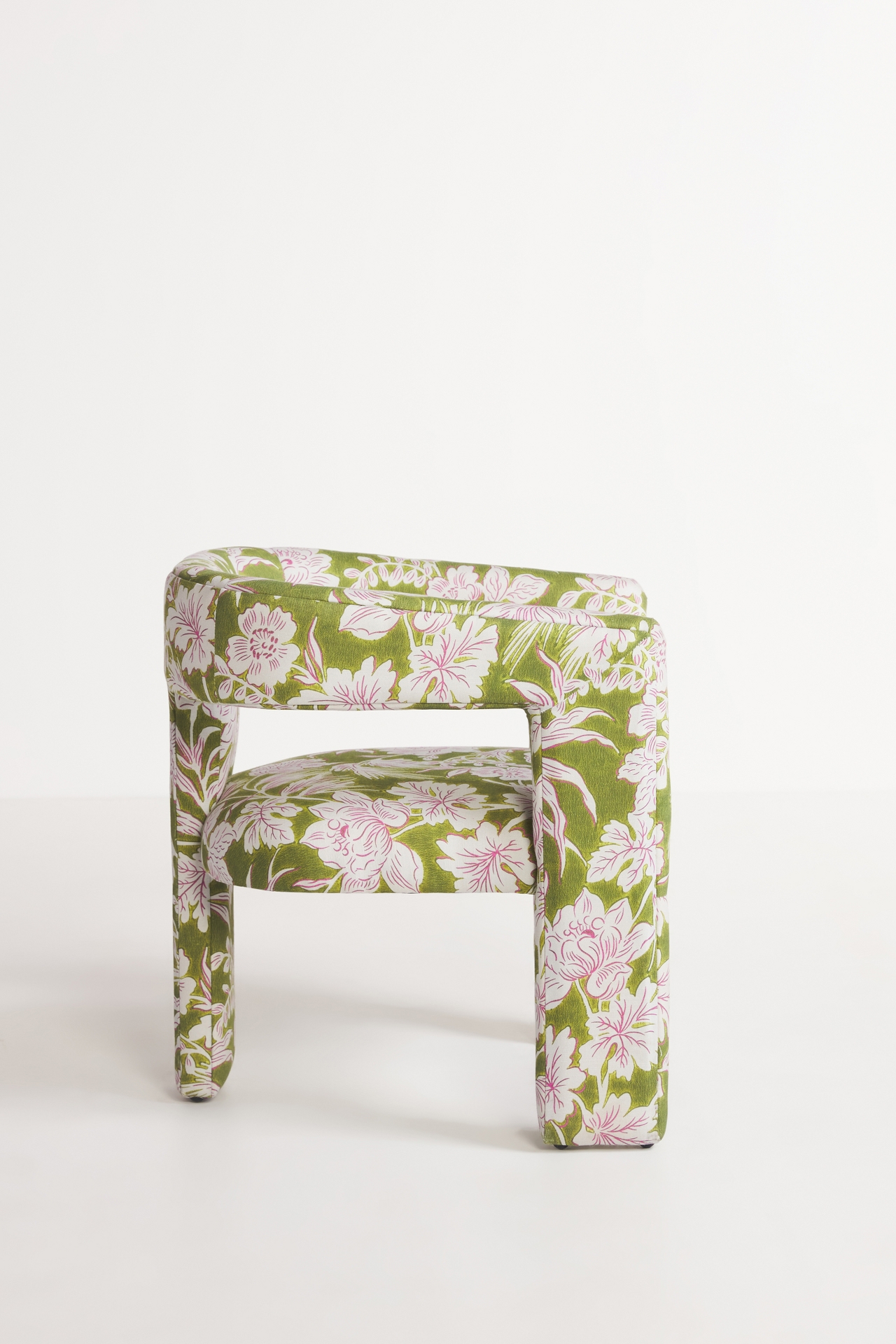 Simone Floral Effie Tripod Dining Chair