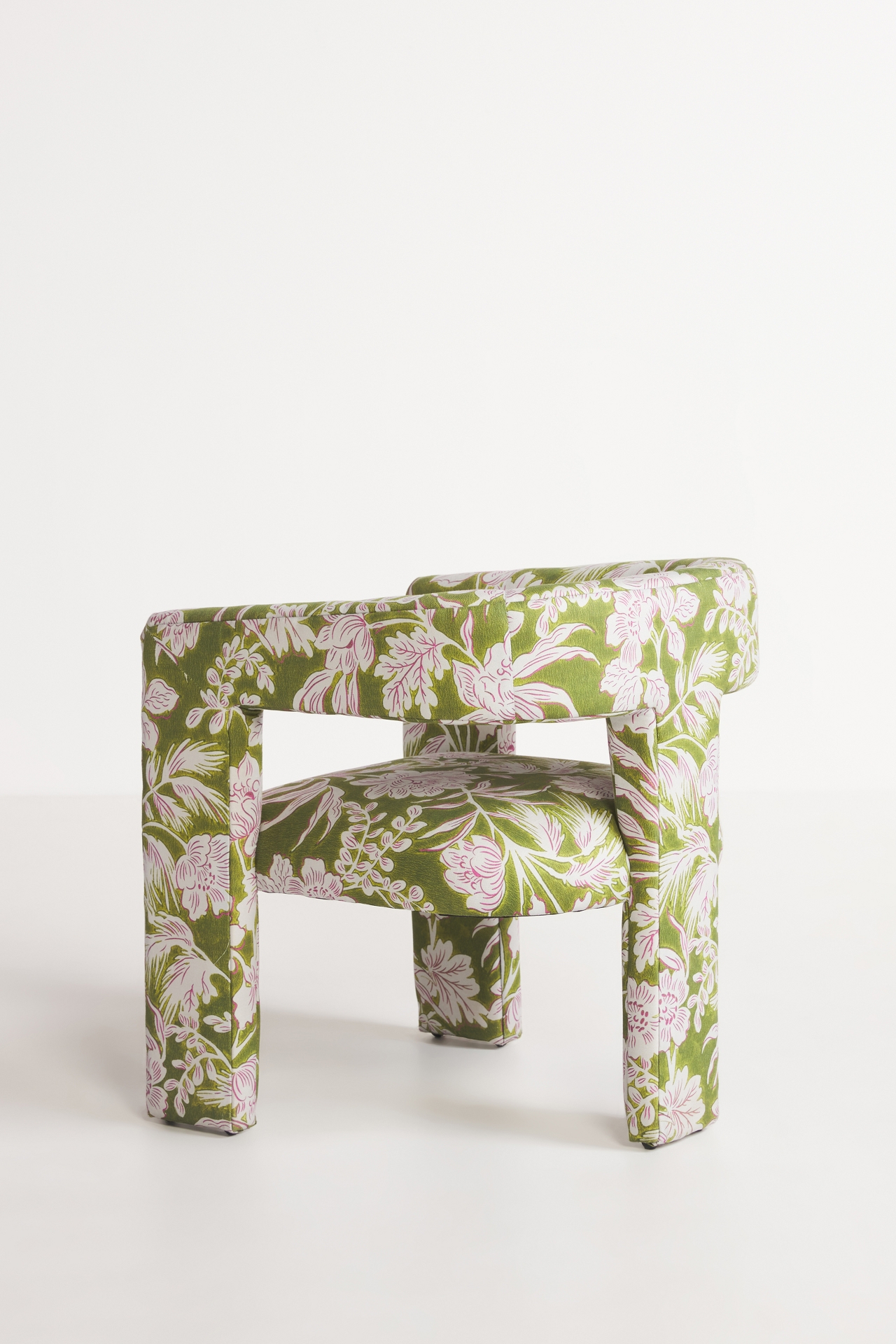 Simone Floral Effie Tripod Dining Chair