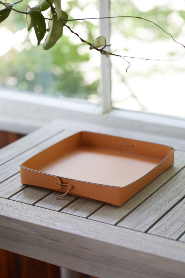 Recycled Leather Storage Tray #3