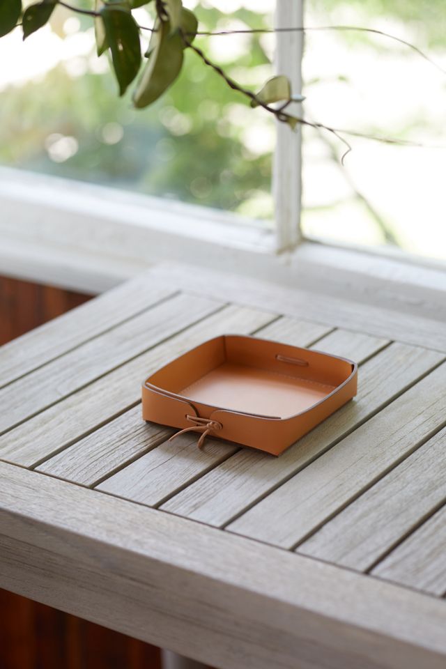 Recycled Leather Storage Tray #4