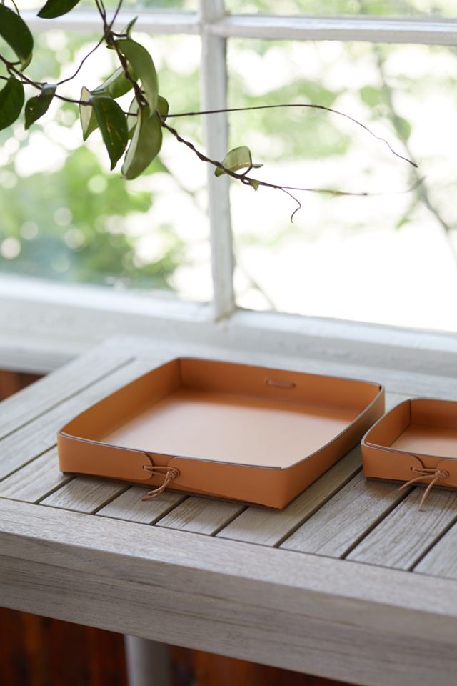 Recycled Leather Storage Tray #6