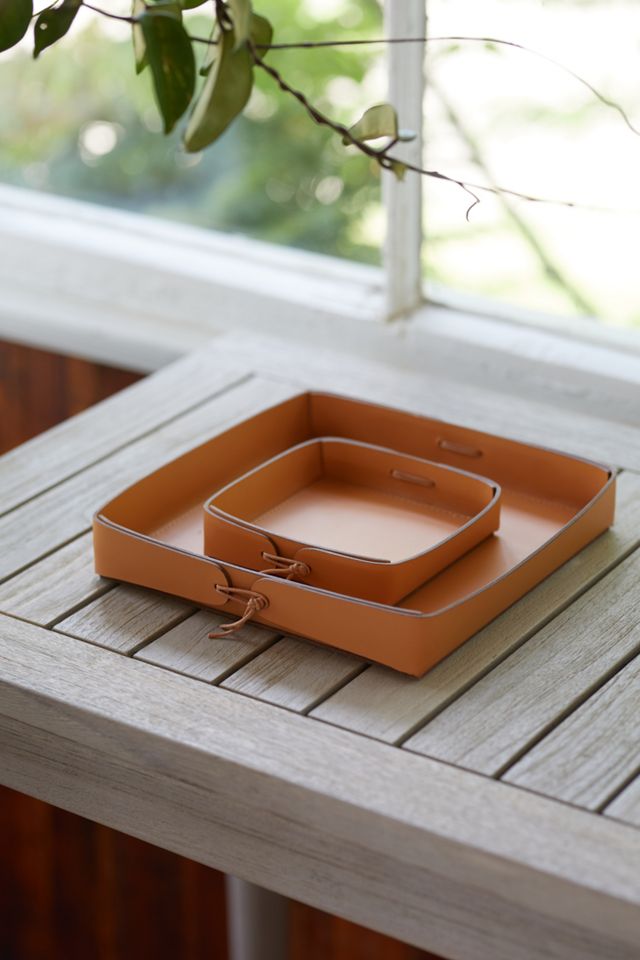 Recycled Leather Storage Tray #7