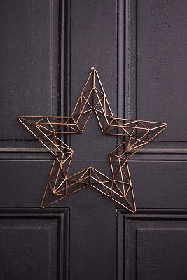 Fillable Metal Wreath Form, Star | Anthropologie