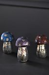 Dotted Glass Mushrooms, Set of 3