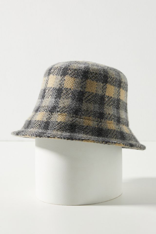 NWT Anthropologie Monrow Plaid Bucket Hat Plaid Bucket Hat | Anthropologie main image 3