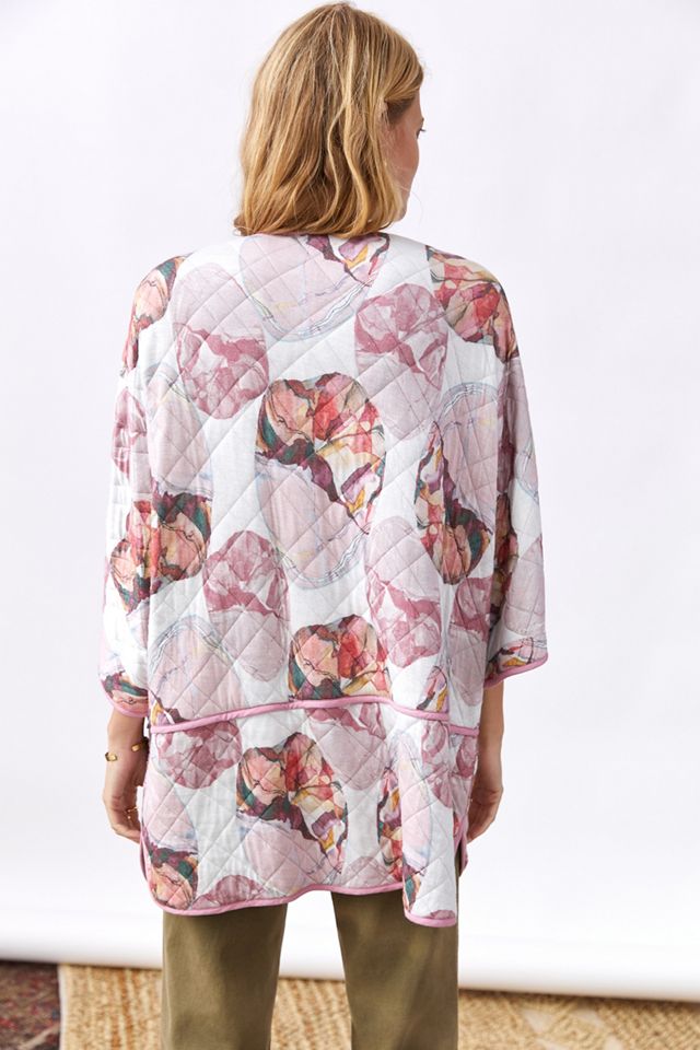 Watercolor Floral Kimono #1