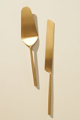 Streamlined Cake Serving Set