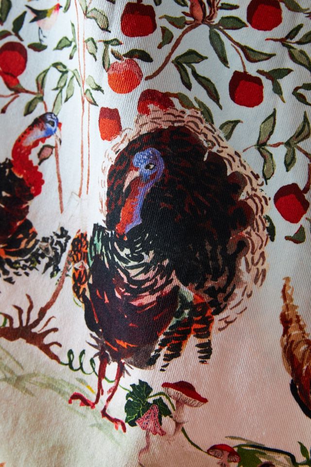 Inslee Fariss Turkey Trot Dish Towel #1