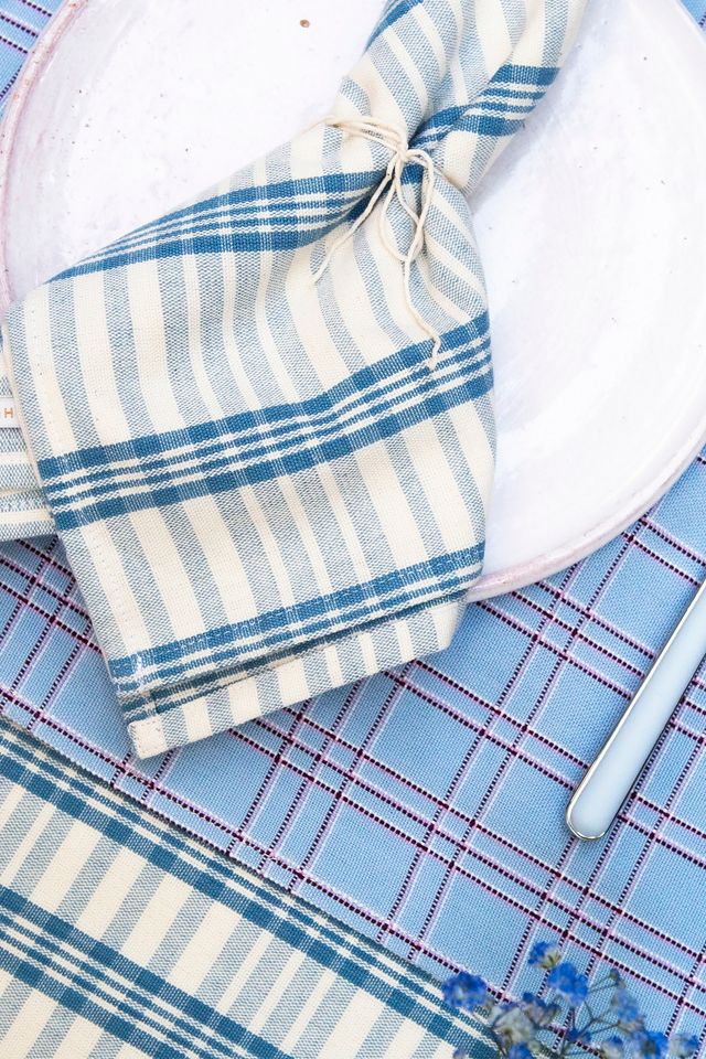 Archive New York Chiapas Light Blue Placemats, Set of 4 #1