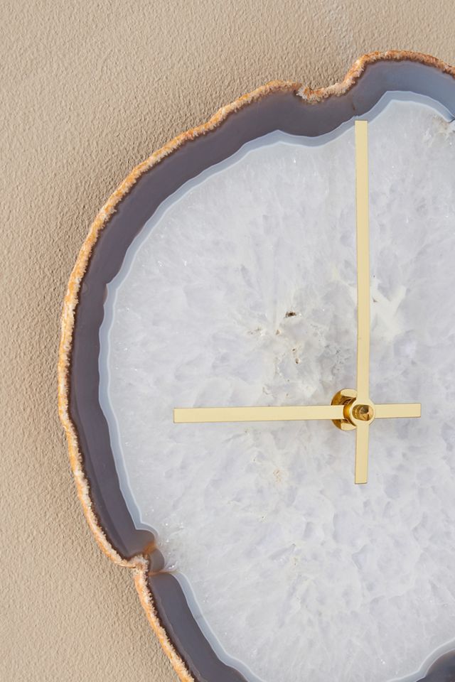 Agate Wall Clock #2
