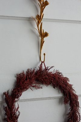 Crocus Iron Wreath Hanger