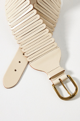 By Anthropologie Tabitha Tall Belt In Beige