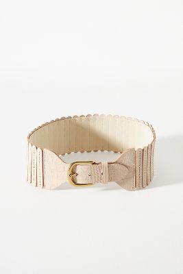 By Anthropologie Tabitha Tall Belt In White