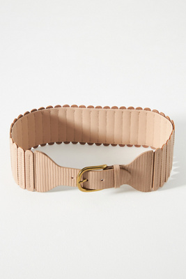 By Anthropologie Tabitha Tall Belt In Beige