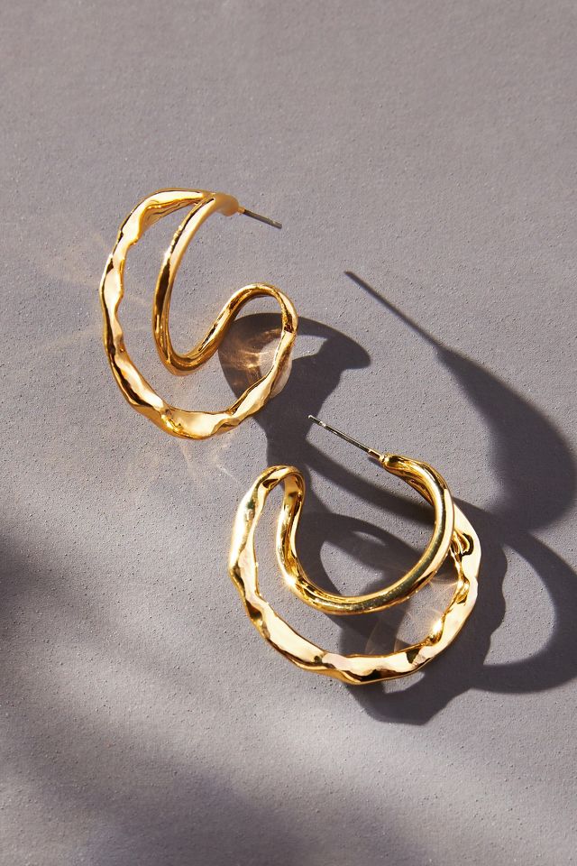 Anthropologie deals hoop earrings