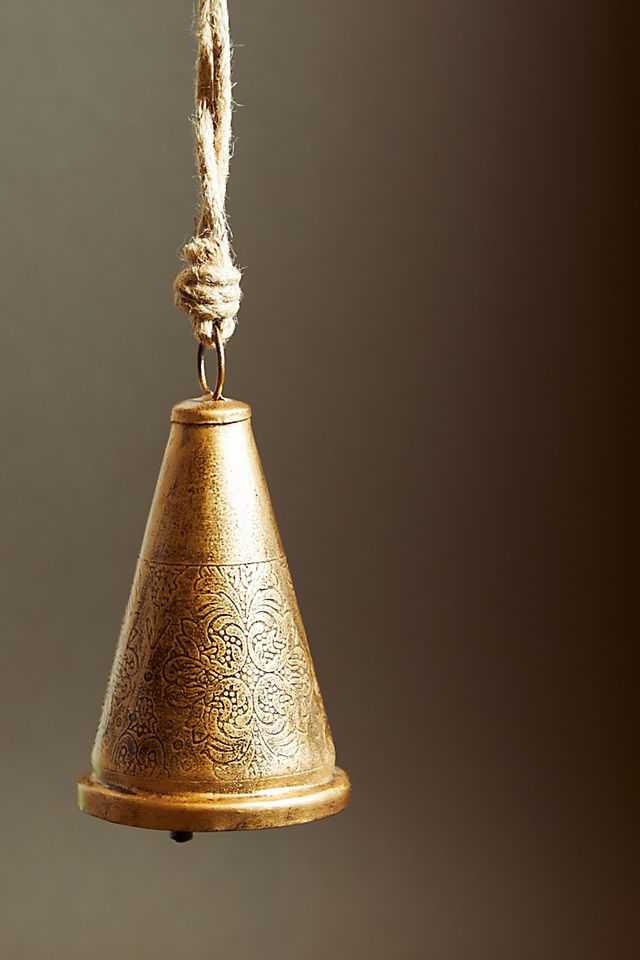 Anthropologie Plumed Bell Ornament-$14 MSRP 