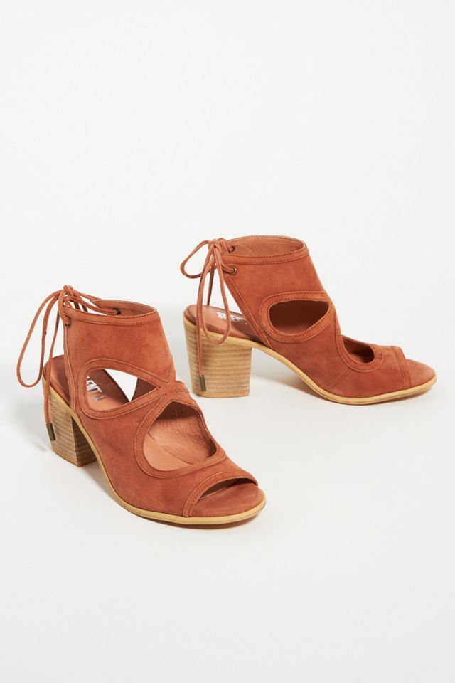 Silent D Cut-Out Heeled Sandals #1
