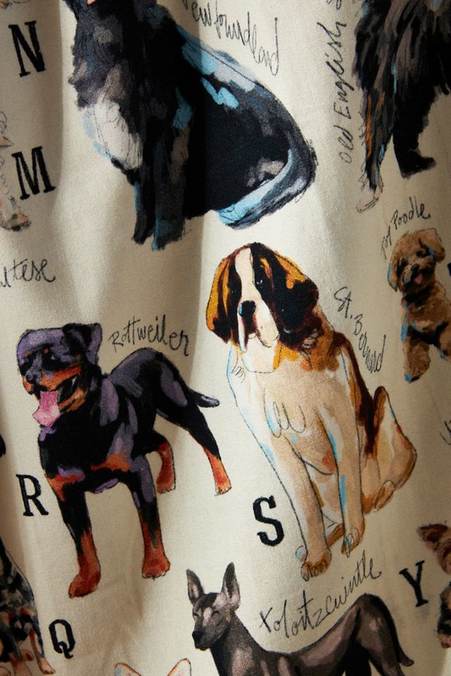 Dog Breeds A-Z Dish Towel #1