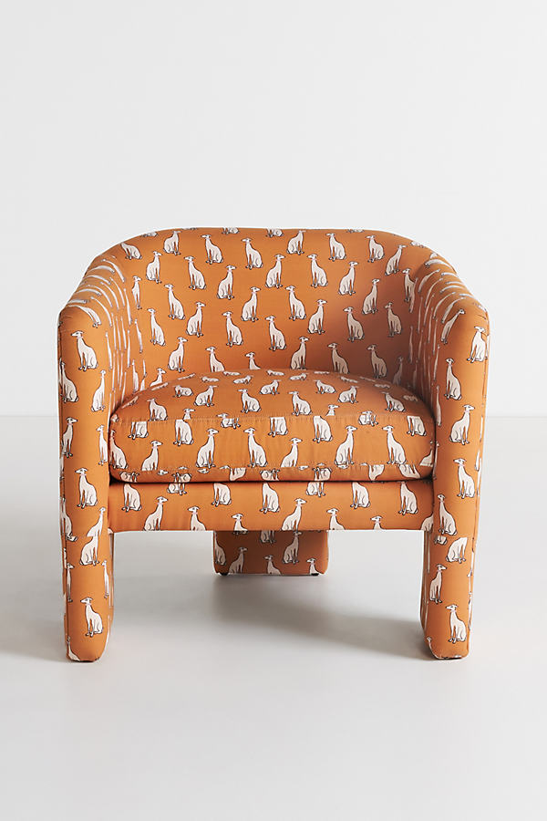 Kendra Dandy Haute Hound Effie Tripod Chair In Orange