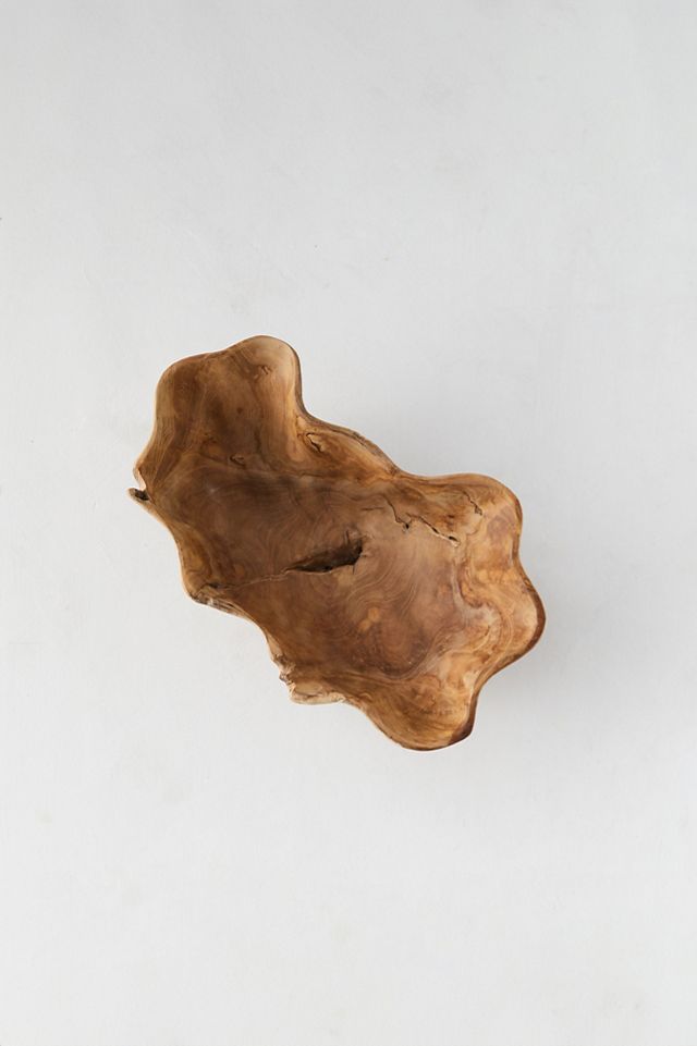 Teak Root Wave Serving Bowl #1