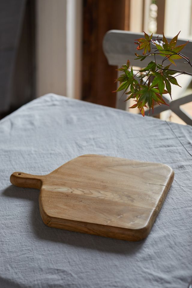Teak Serving Board, Rounded Edge #1