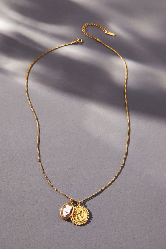 Chan Luu Mini Cameo Pendant Necklace #1