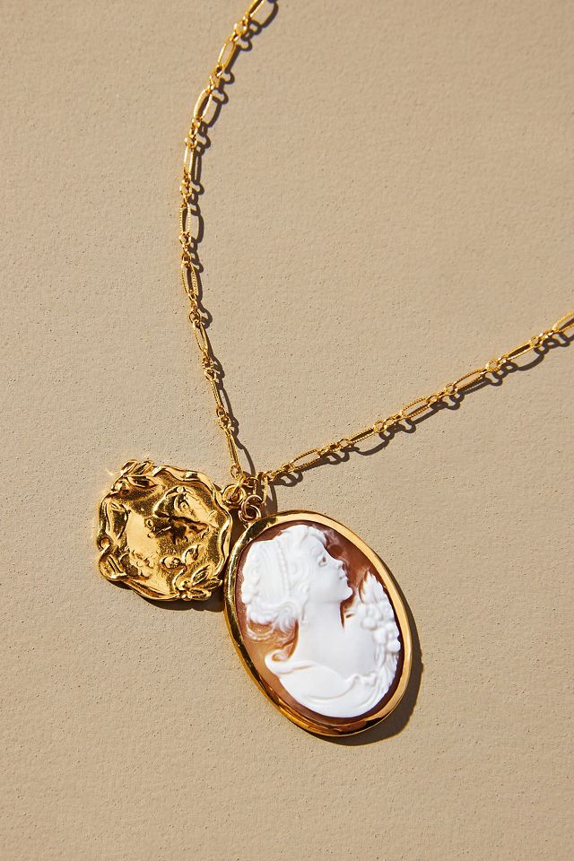 Chan Luu Cameo Pendant Necklace