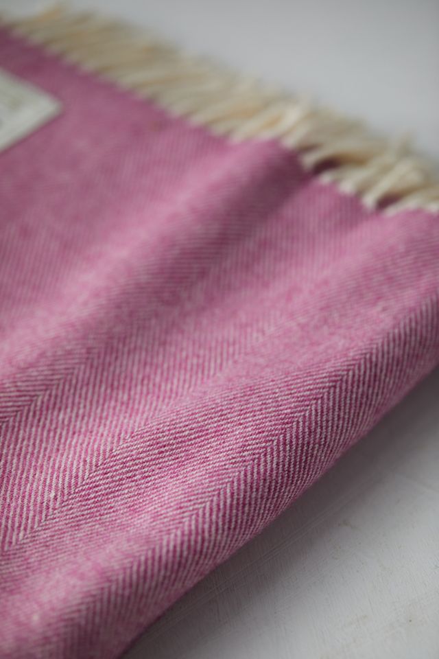 Beetroot Merino Wool Throw #3