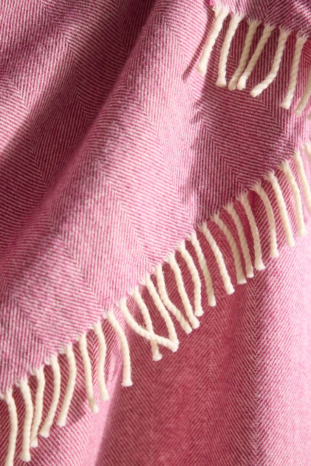 Beetroot Merino Wool Throw #1