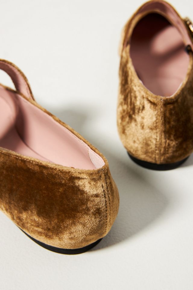 Pretty Ballerinas Ella Velvet Mary Jane Flats #3