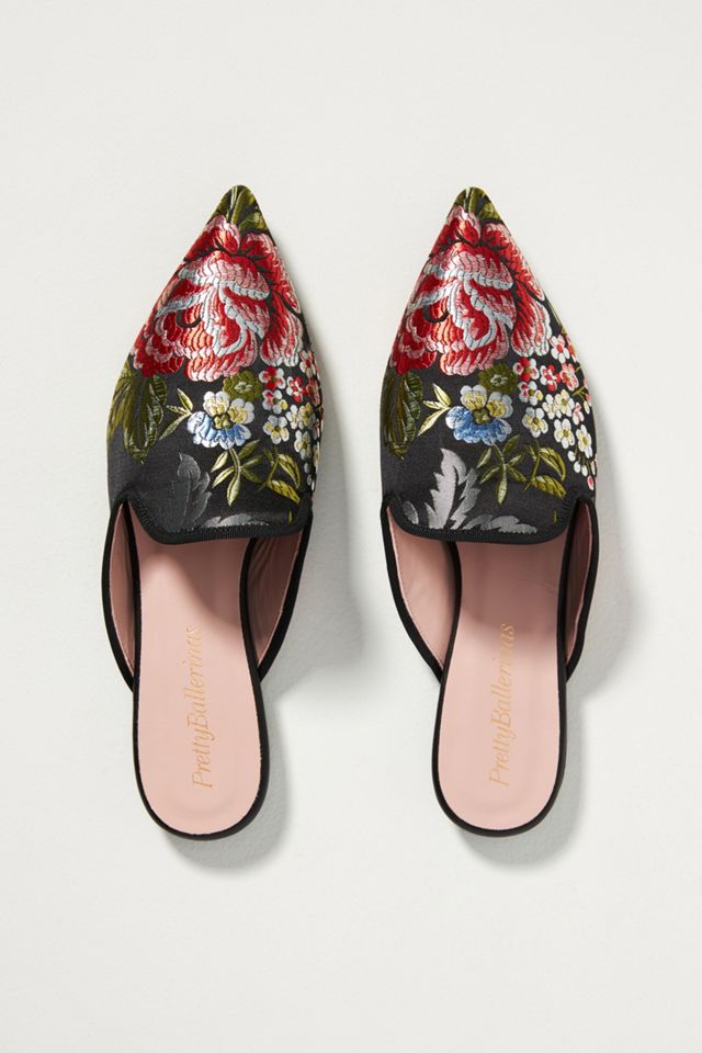 Pretty Ballerinas Ella Velvet Mules #1