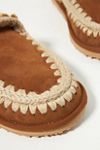Mou Stitched Shearling Slippers