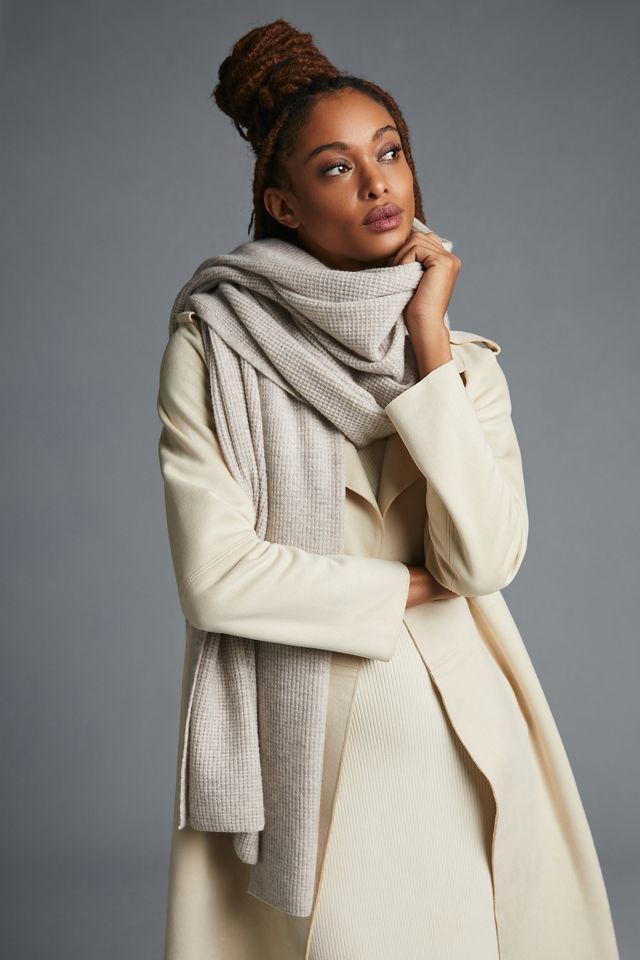 White + Warren Cashmere Wrap Scarf #1