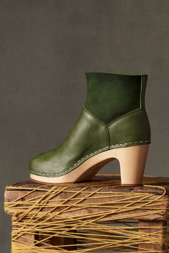 Swedish Hasbeens Forest Clog Boots Anthropologie