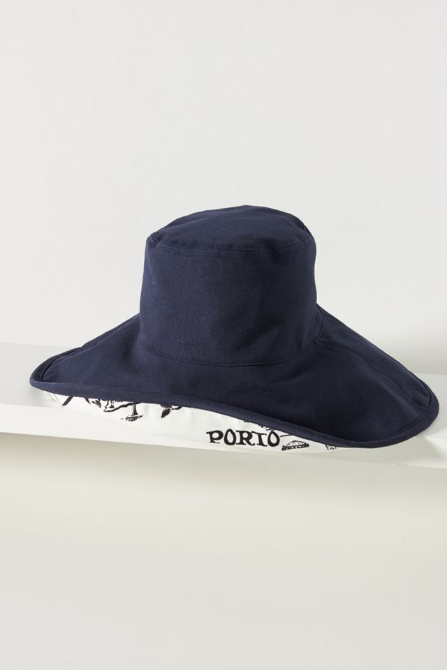 Anthropologie reversible canvas hat new without tags  one size Reversible Canvas Bucket Hat | Anthropologie main image 4