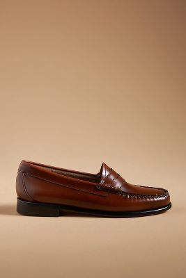 Shop G.h.bass Weejuns Whitney Loafers In Brown