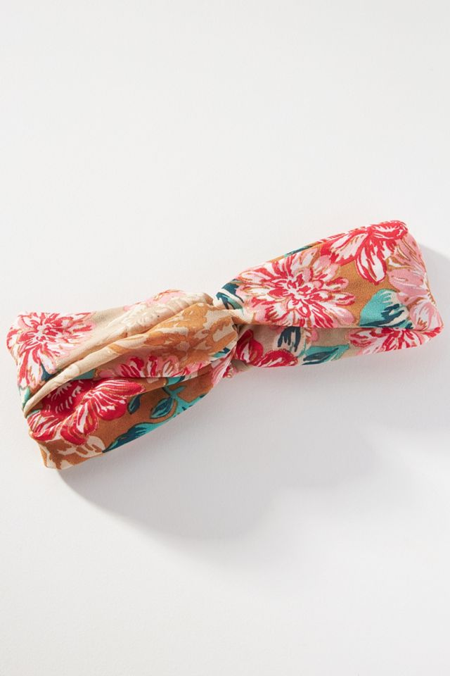 Floral Twist Headband Anthropologie