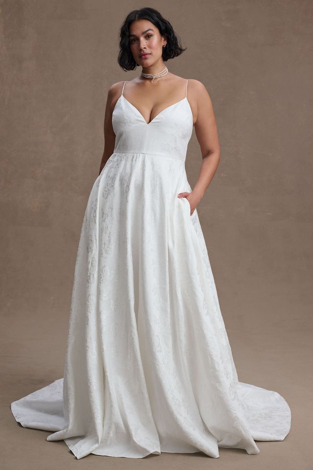 Jacquard wedding outlet dress