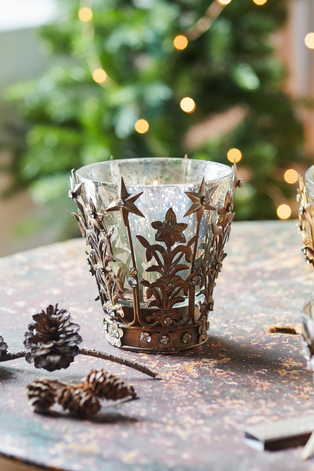 Starry Crown Candle Holder