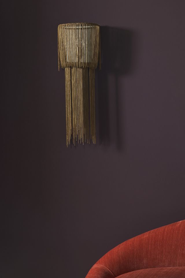 Draped Chain Sconce #1