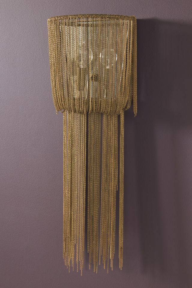 Draped Chain Sconce #2