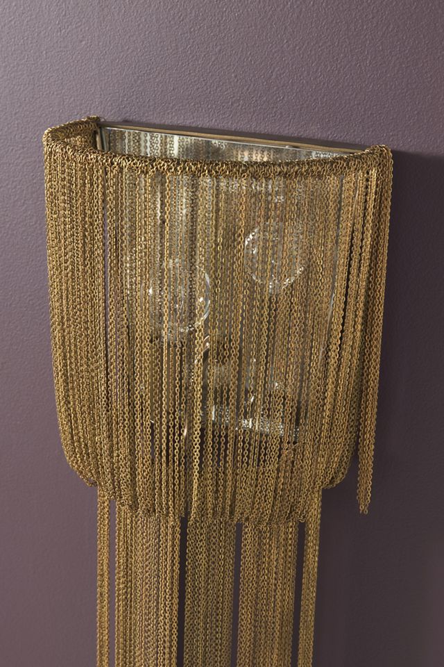 Draped Chain Sconce #3