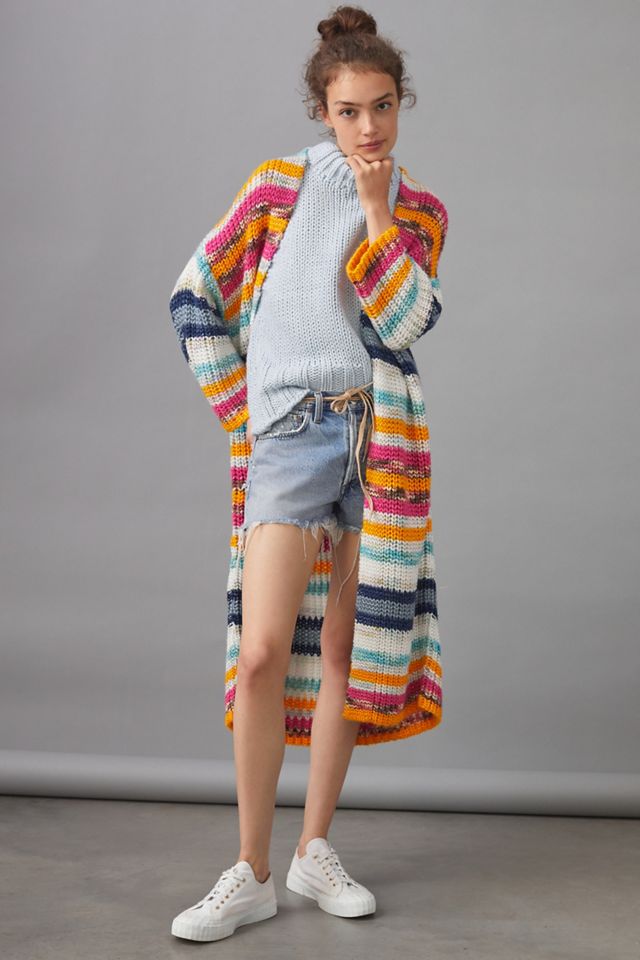 Rainbow Duster Cardigan