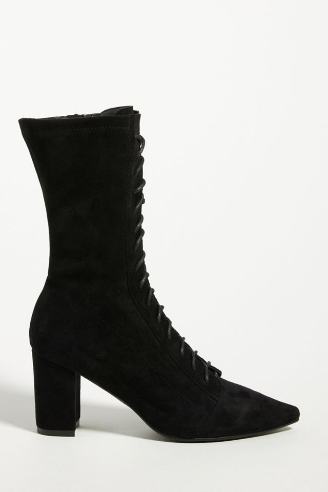 Silent D LaceUp Heeled Boots Anthropologie