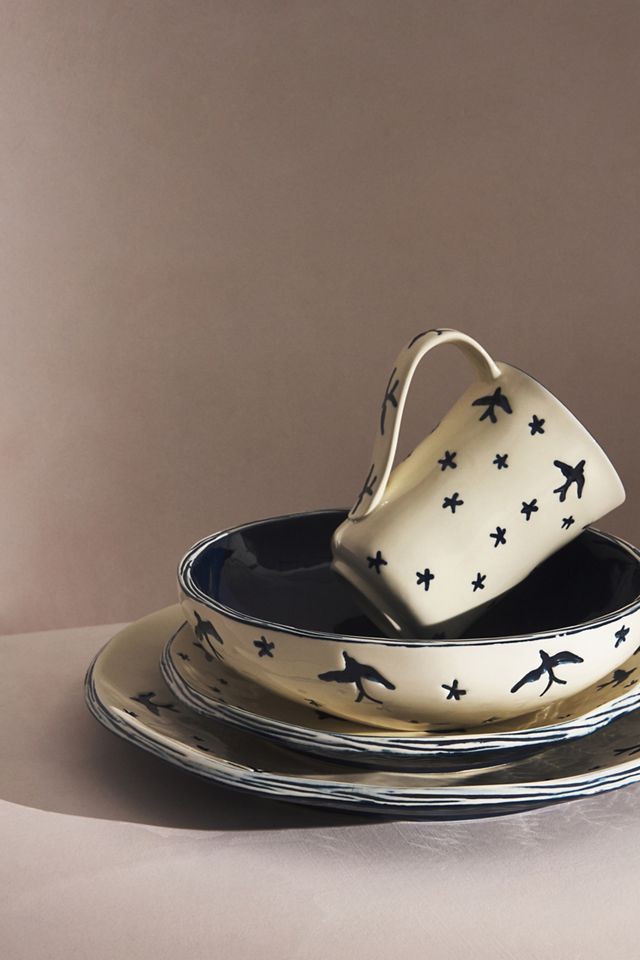 Lemieux et Cie Songbird Dinner Plates, Set of 4 #2