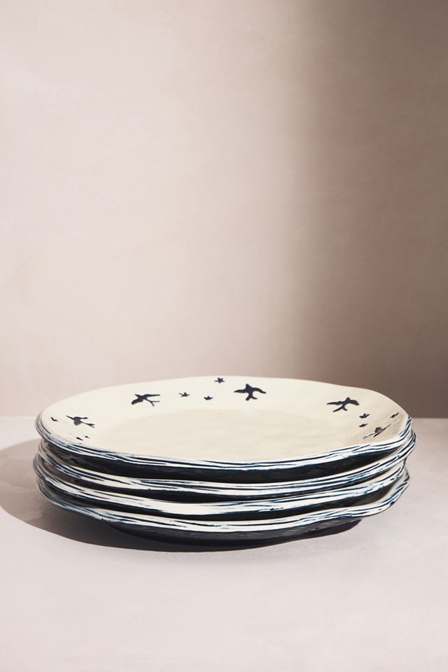 Lemieux et Cie Songbird Dinner Plates, Set of 4 #1