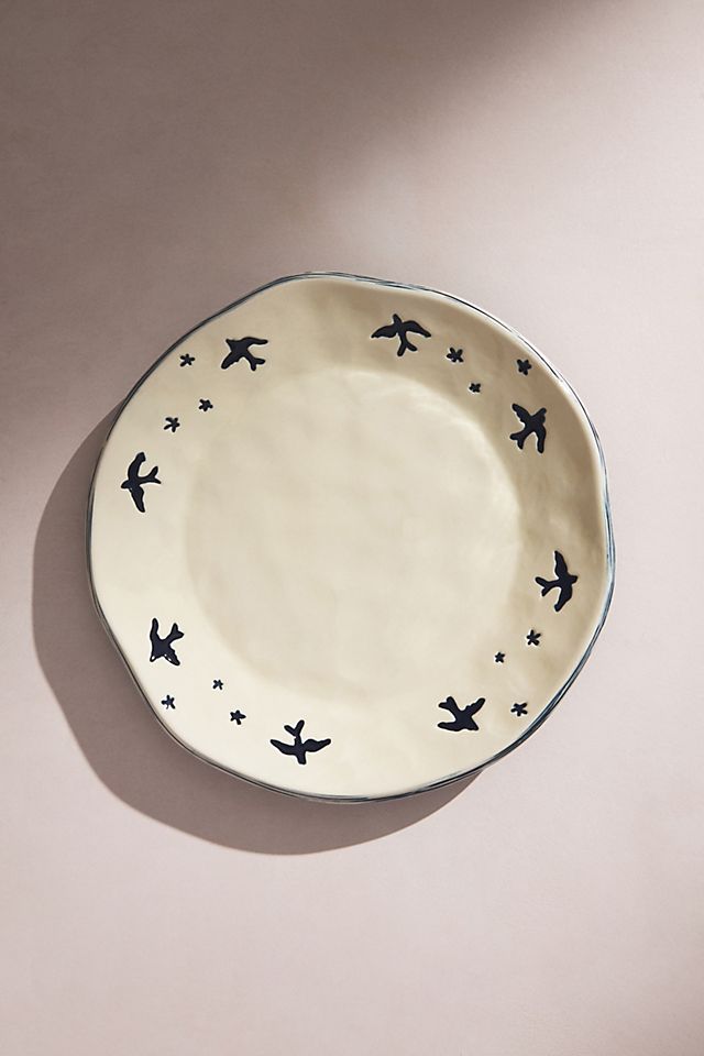 Lemieux et Cie Songbird Dinner Plates, Set of 4