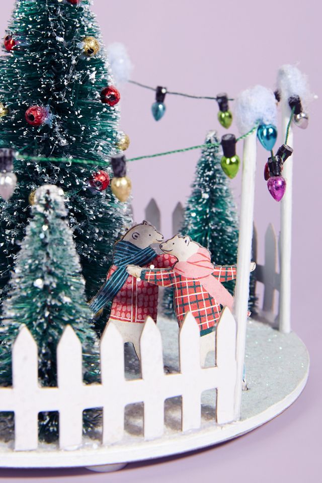 George & Viv Ice Rink Christmas Village #1